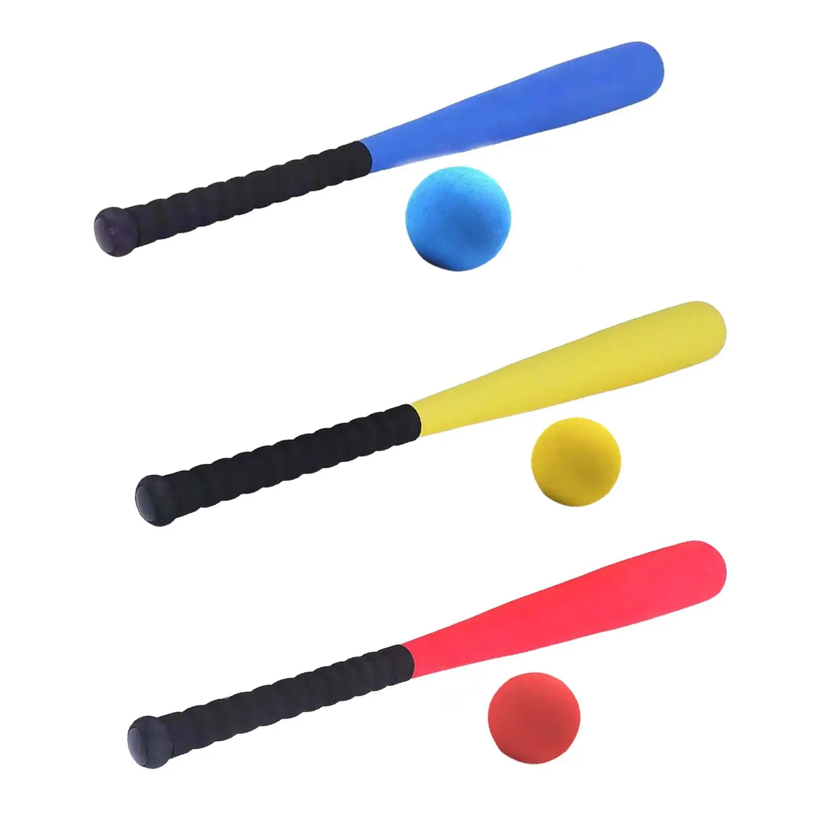 Kids Foam Baseball Bat and Ball Set Toy Children Soft Baseball Bat T Ball Set for Exercise Sport Learning Training Game Playing