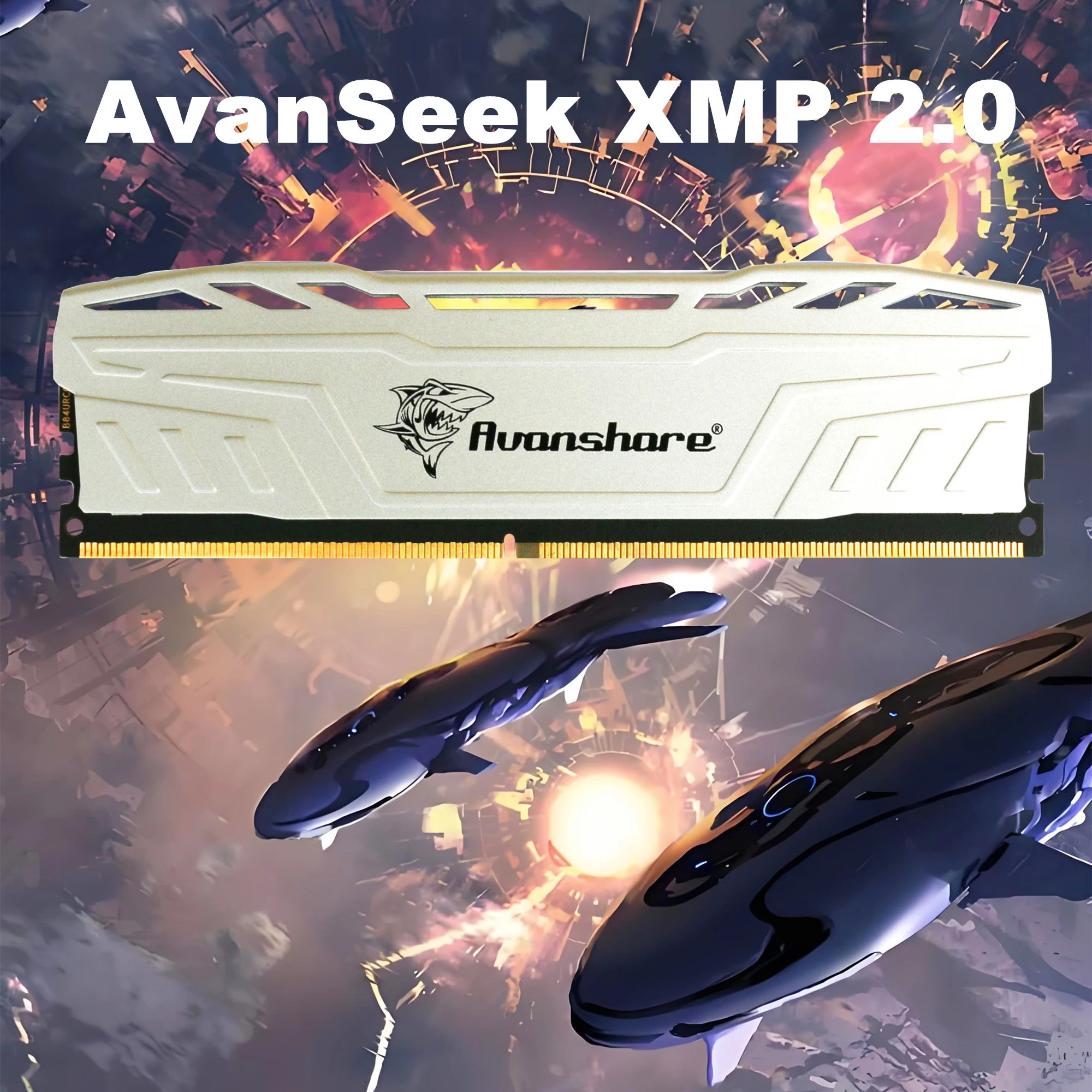 Avanshare New Memory Ram DDR4 DDR5 32GB 16GB 8GB 5600MHz 3200MHz 2666Mhz 2400mhz PC Heat Sink Memory RAM Intel XMP 3.0 AMD Expo