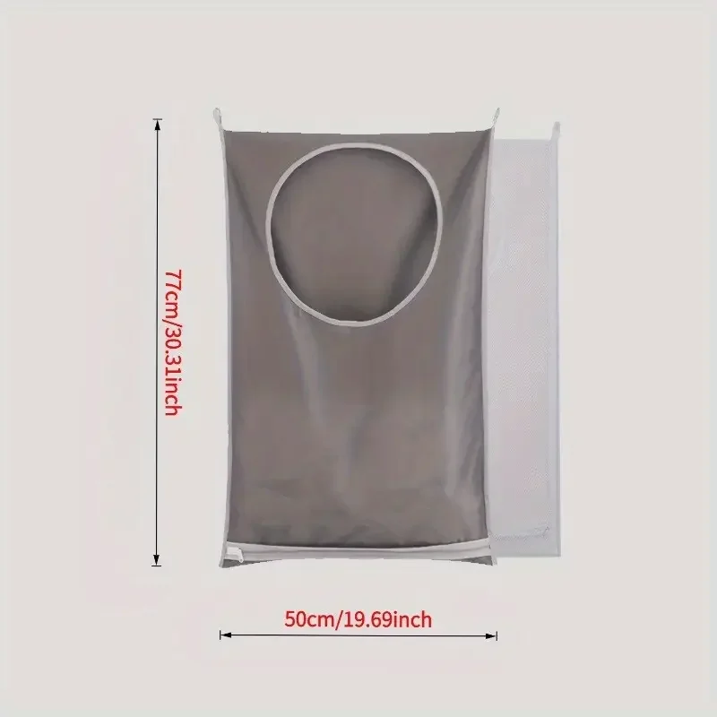 1Pc RVs Space-Saving Hanging Laundry Basket Storage Bags For Caravan Campers Trailers Oxford Cloth Durable Laundry Bag Organizer