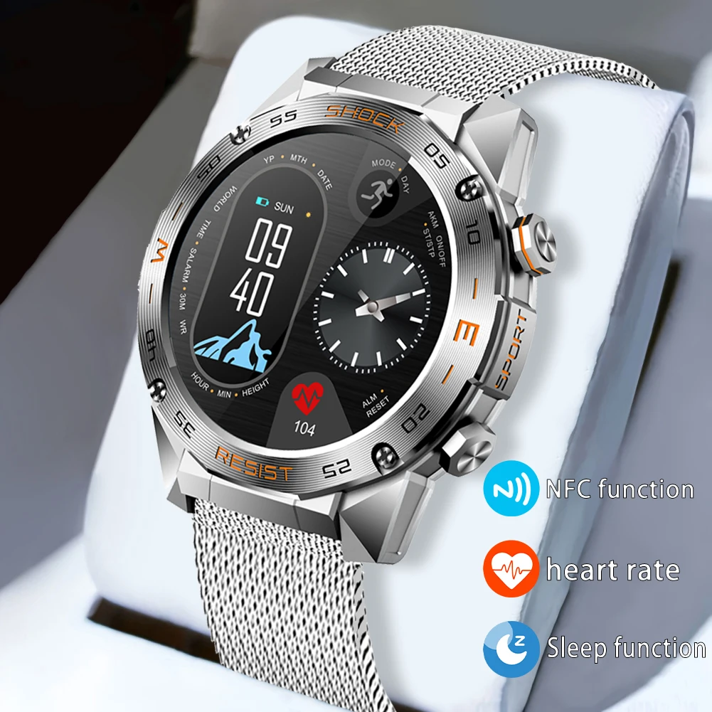 New Men's Smartwatch, Equipped With a 350mAh Battery, 1.46-inch 360 * 360 High-definition Screen, And Multiple Sports Modes