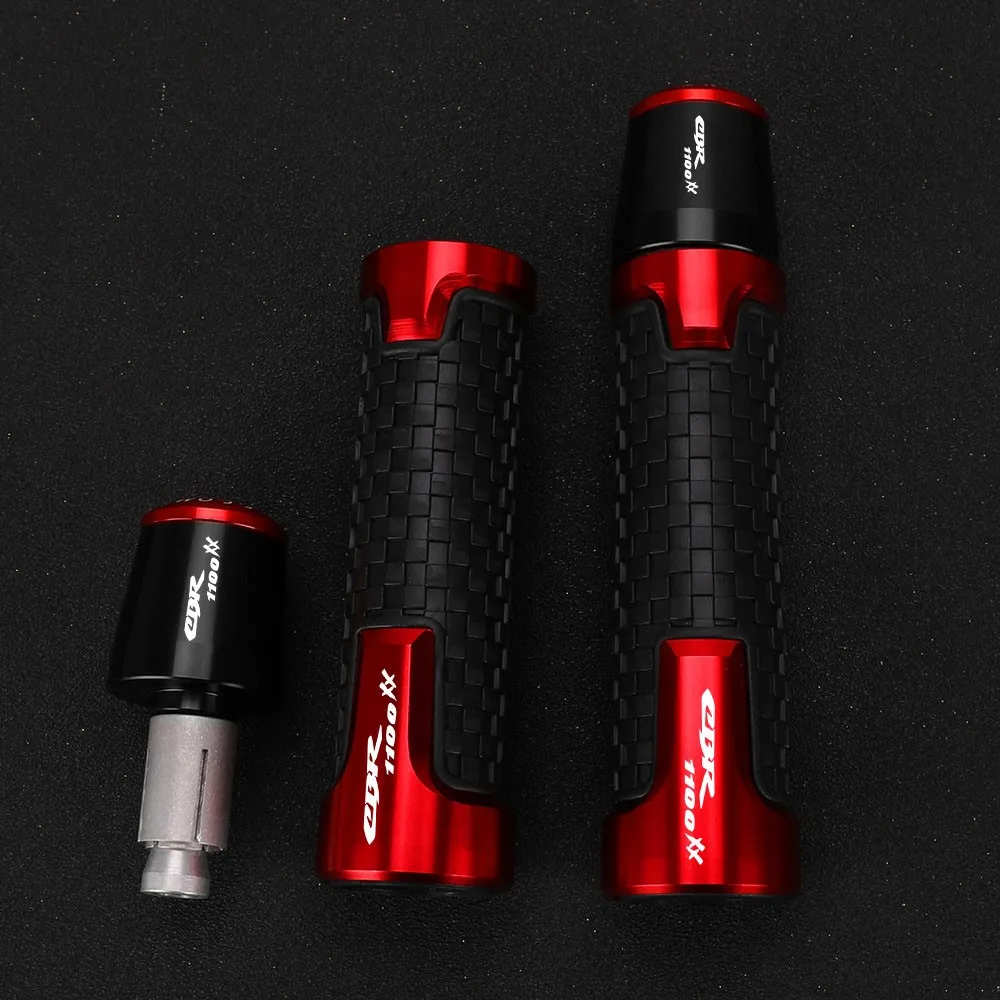 

2023 Moto Handlebar Grips For Honda CBR1100XX BLACKBIRD CBR 1100XX BLACK BIRD 1997-2007 Motorcycle Parts Handle Bar Cap End Plug