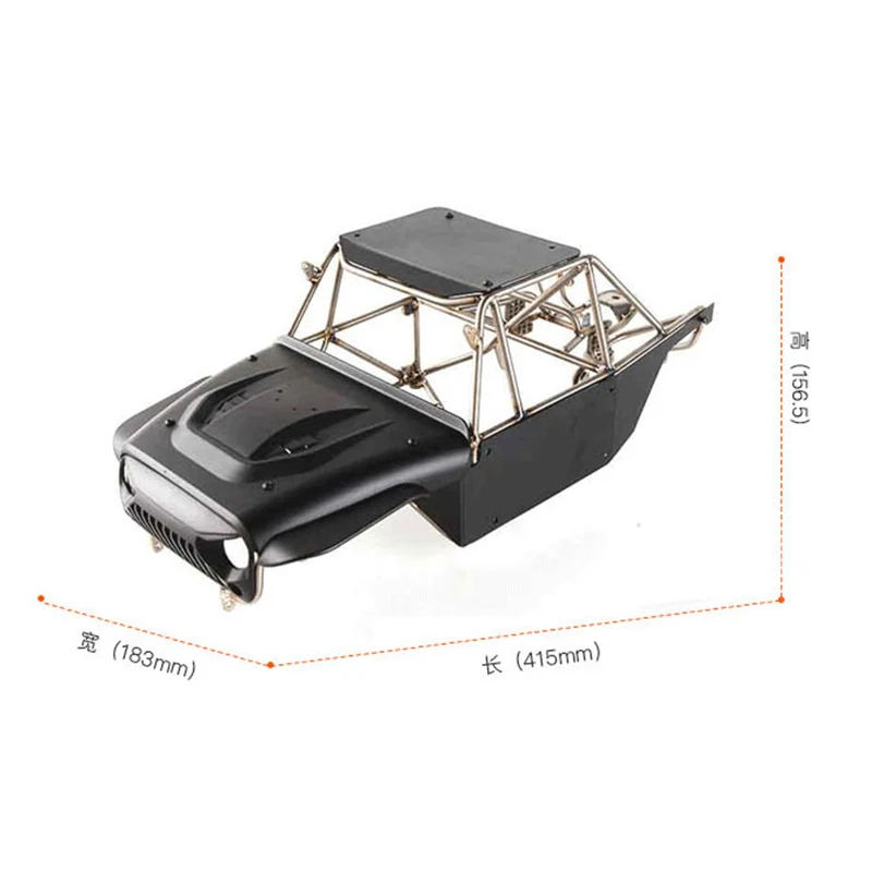 D1RC AXIAL SCX10 Stojak na rurę ze stopu tytanu do gąsienic 1/10 RC Traxxas AXIAL SCX10 III VP Ripper 90046 Diy Parts