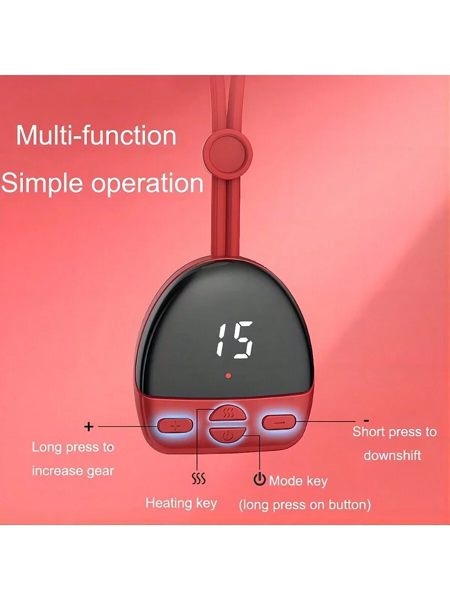 กายภาพบําบัด PULSE ประคบร้อนคอ Protector MINI แบบพกพาคอนวดจี้แขวนคอปากมดลูกเครื่องมือกล้ามเนื้อ Rela