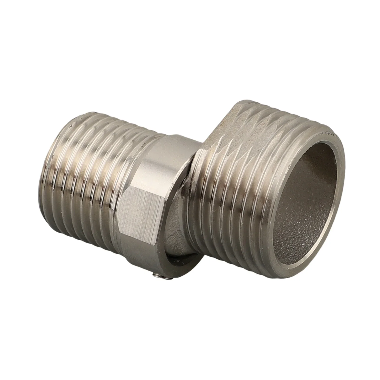Silver Adjustable Angle Convenient Installation Eccentric Screw Corner Installation Tap Adapter Usage Adjustable