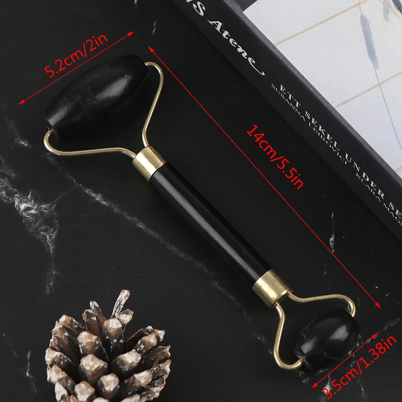 

Beauty Jade Stone Face Eye Neck Care Roller Pratical Facial Massage Roller Natural Jade Anti Wrinkle Face Slimming Shaper Body