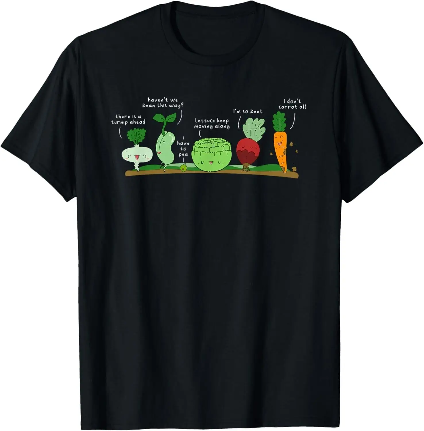 Vegetable Puns Funny Veggie Vegan Apparel for Women or Men Gift Unisex T-Shirt