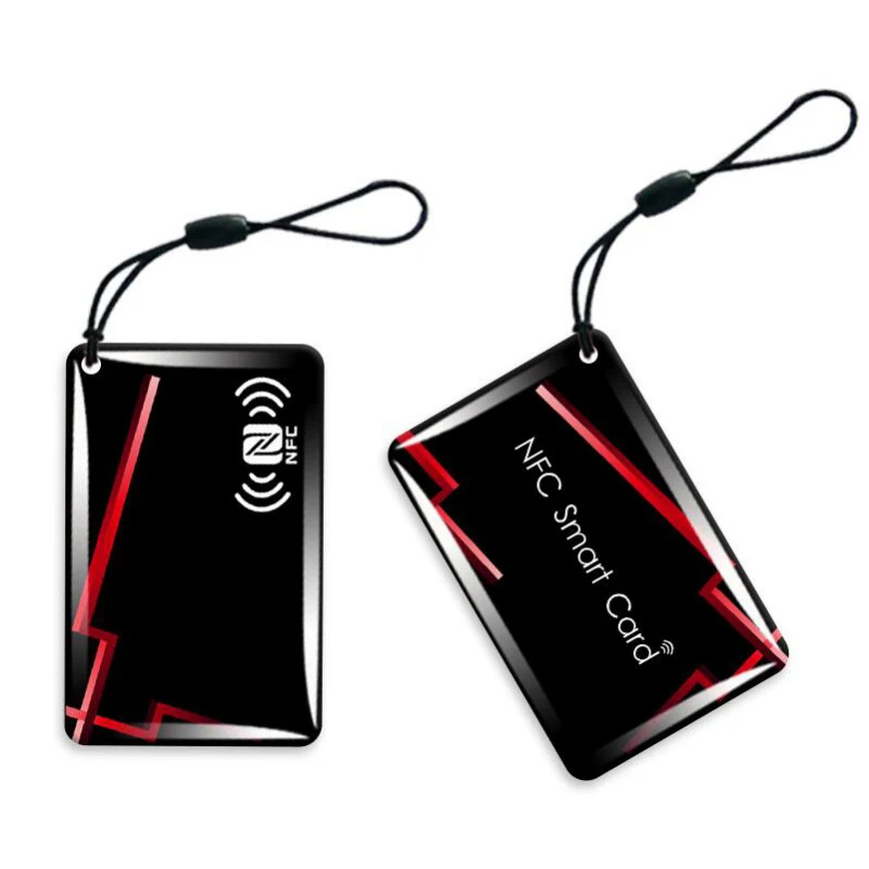 

10pcs/lot 13.56MHz IC M1 S50 Keyfobs Tags Access Control Token Attendance Management Expoy Card Keychain Proximity Key Tags