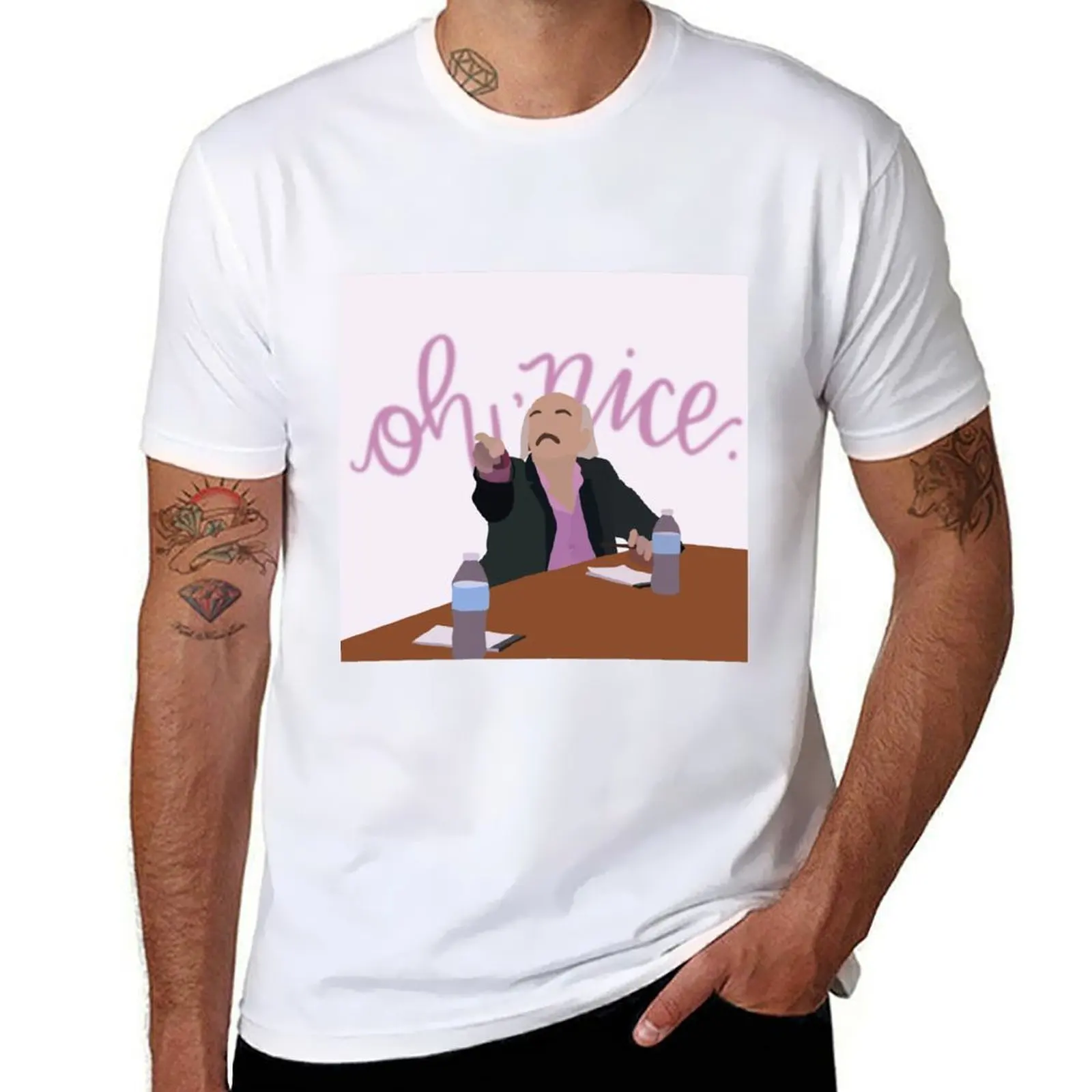 

Tim Robinson 'Oh, Nice!' Focus Group T-Shirt t shirts for man graphic funny cotton t shirt man T-Shirt