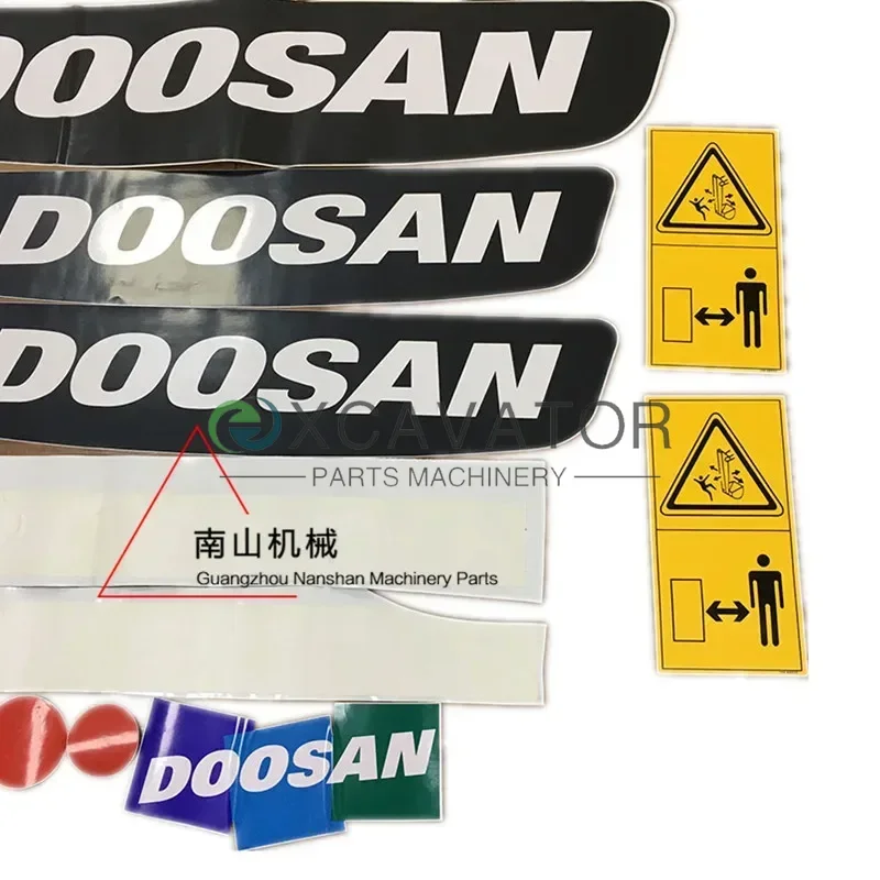 Excavator For Doosan DX60 DX75 DX80 DX150 DX260 DX300 DX350 DX380 Whole Car Sticker
