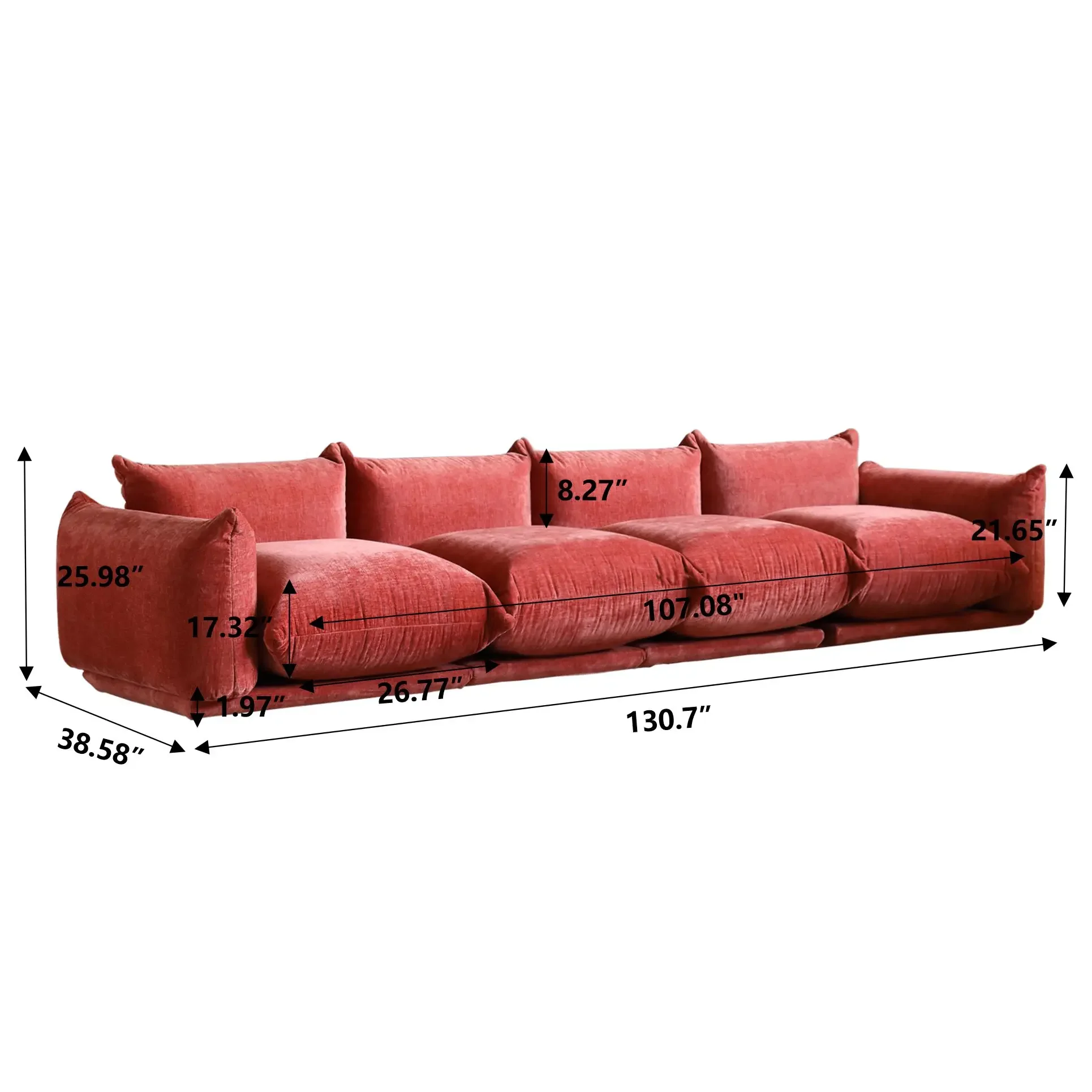 Super Cozy And Stylish Modular Sofa Modern Velvet Luxury Sofa Hot Sale Italian Designer Soft Sofa