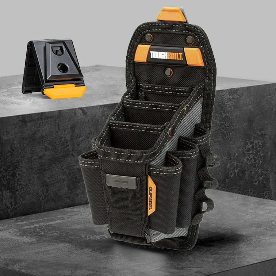TOUGHBUILT Technicien 10 Poudres de poche Grandes 14 poches et boucle 3 Étui réglable 6 Tournevis SnDP-fit TB-CT-36-L10