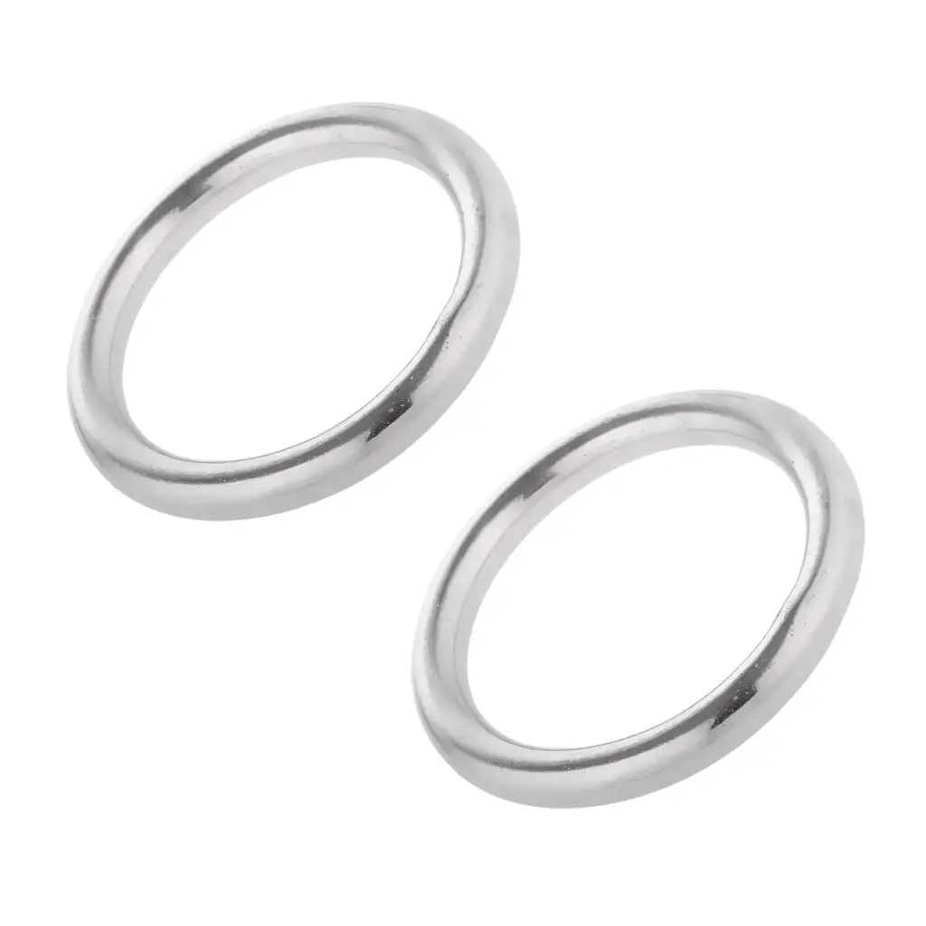 High Precision Polished Stainless Steel O Ring Rust Resistant Binding Ring Marine Grade for Luggage Bags Hammock Yoga