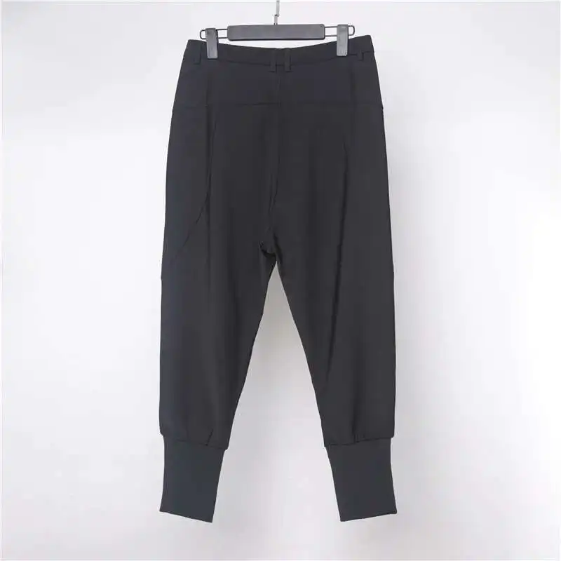 Men's Retro Black Casual Summer New Simple And Spring Loose Pants Fashion