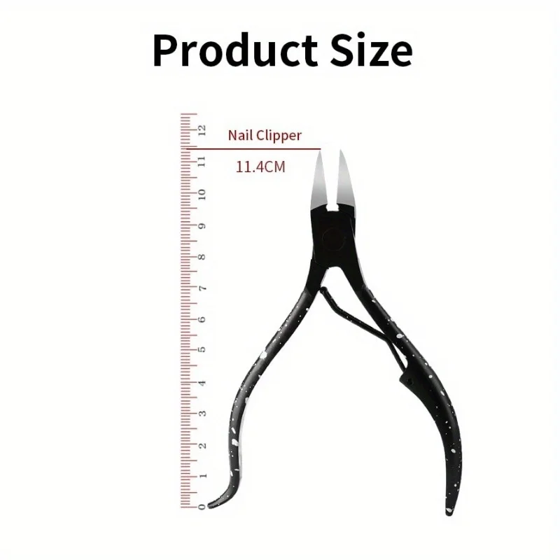 Black Toenail Ingrown Nail Art Cuticle Nipper Clipper Edge Cutter Manicure Scissor Plier Tool Pedicure Dead Skin Remover