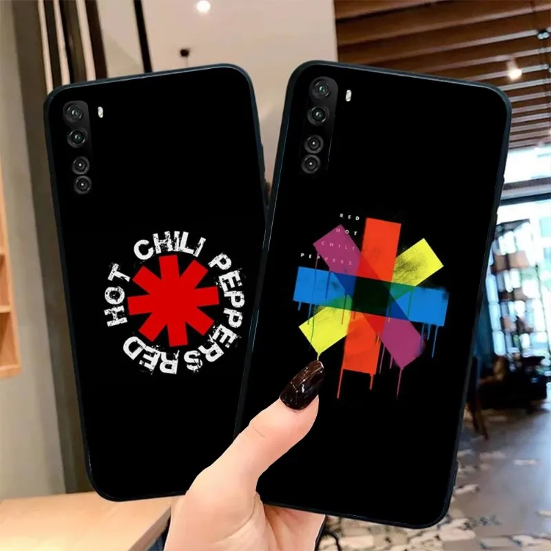 Red RHCP P-Peppers Phone Case for OPPO Find X5 X3 X2 A93 Reno 8 7 Pro A74 A72 A53 Black Soft Cover Funda Shell