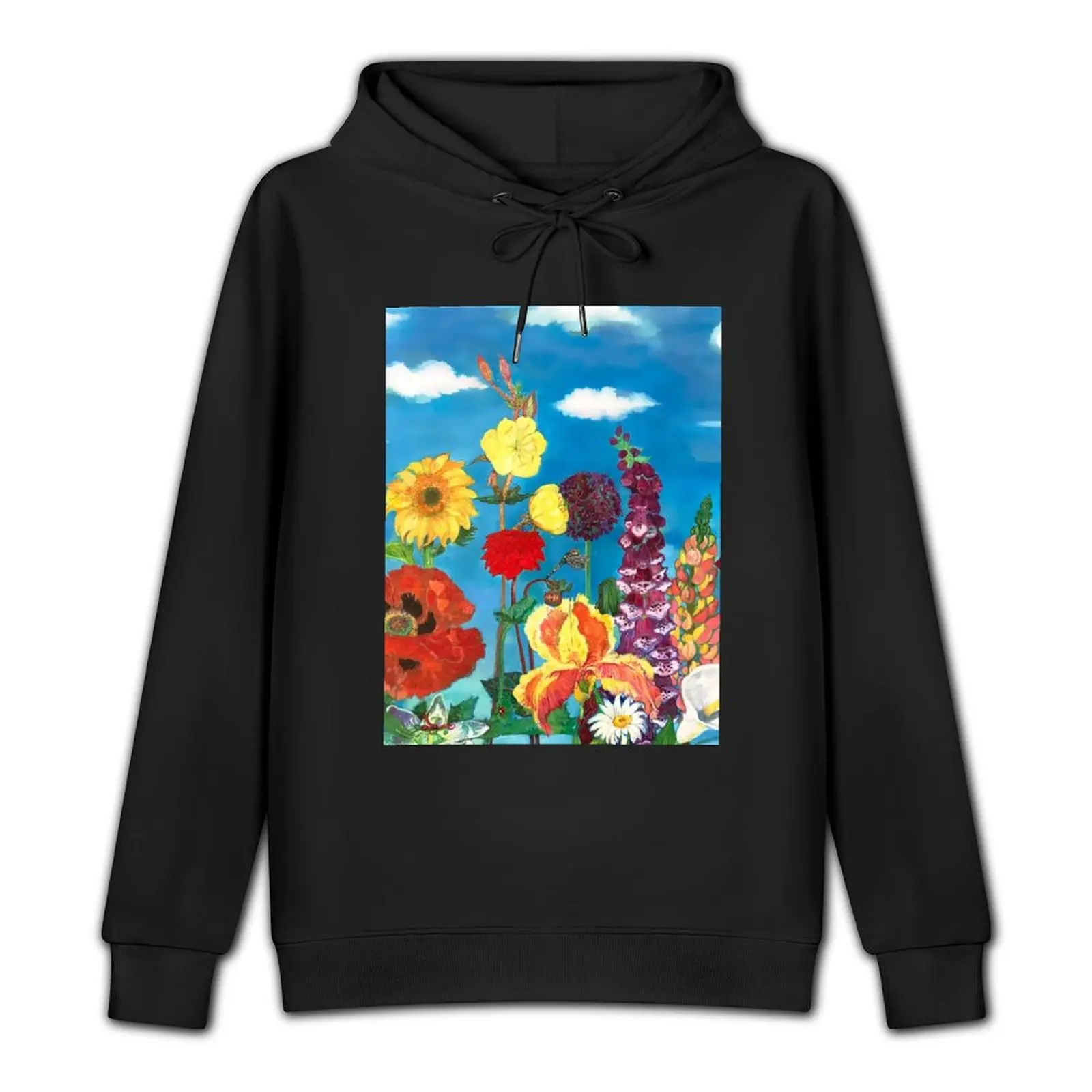 Flower Haven Pullover Hoodie hooded shirt men's sweat-shirt set men's hoodies