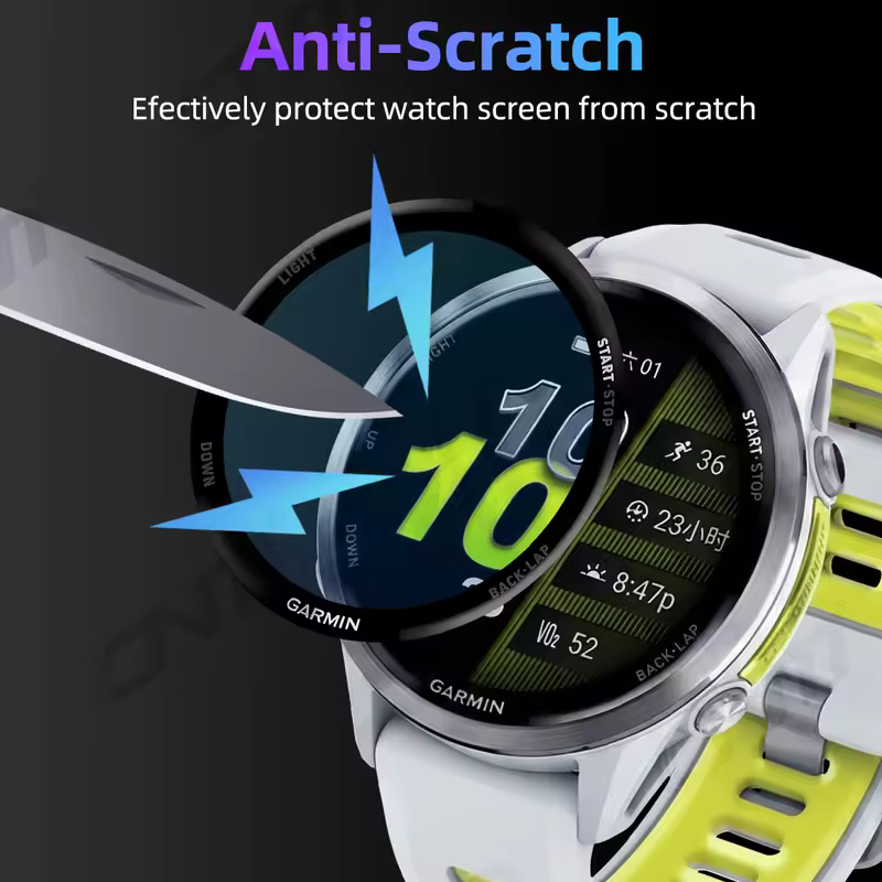 Screen Protector for Garmin Forerunner 970 570 965 265 265S 42mm 47mm, Full Cover Anti-scratch Protective Film (NOT Glass) - Image 5