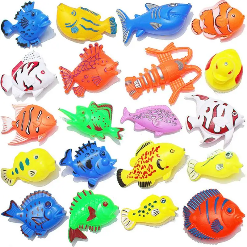 10 Pcs Plastic Small Fake Tropical Fish For Aquarium Simulated Vivid Landscape Decoration Floating Artificial Fish Pet Supplies