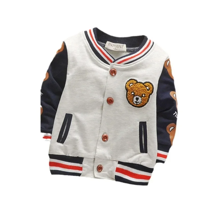 New Spring Autumn Baby Clothes Children Girls Boys Cartoon Jacket Toddler Fashion Sports Costume Infant Outfits Kids Sportswear