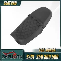 One Piece Retro Seat Pad Cushion For Honda CL SCL CL250 CL300 CL500 2023 2024 Front Driver Rear Passenger Seat Cover