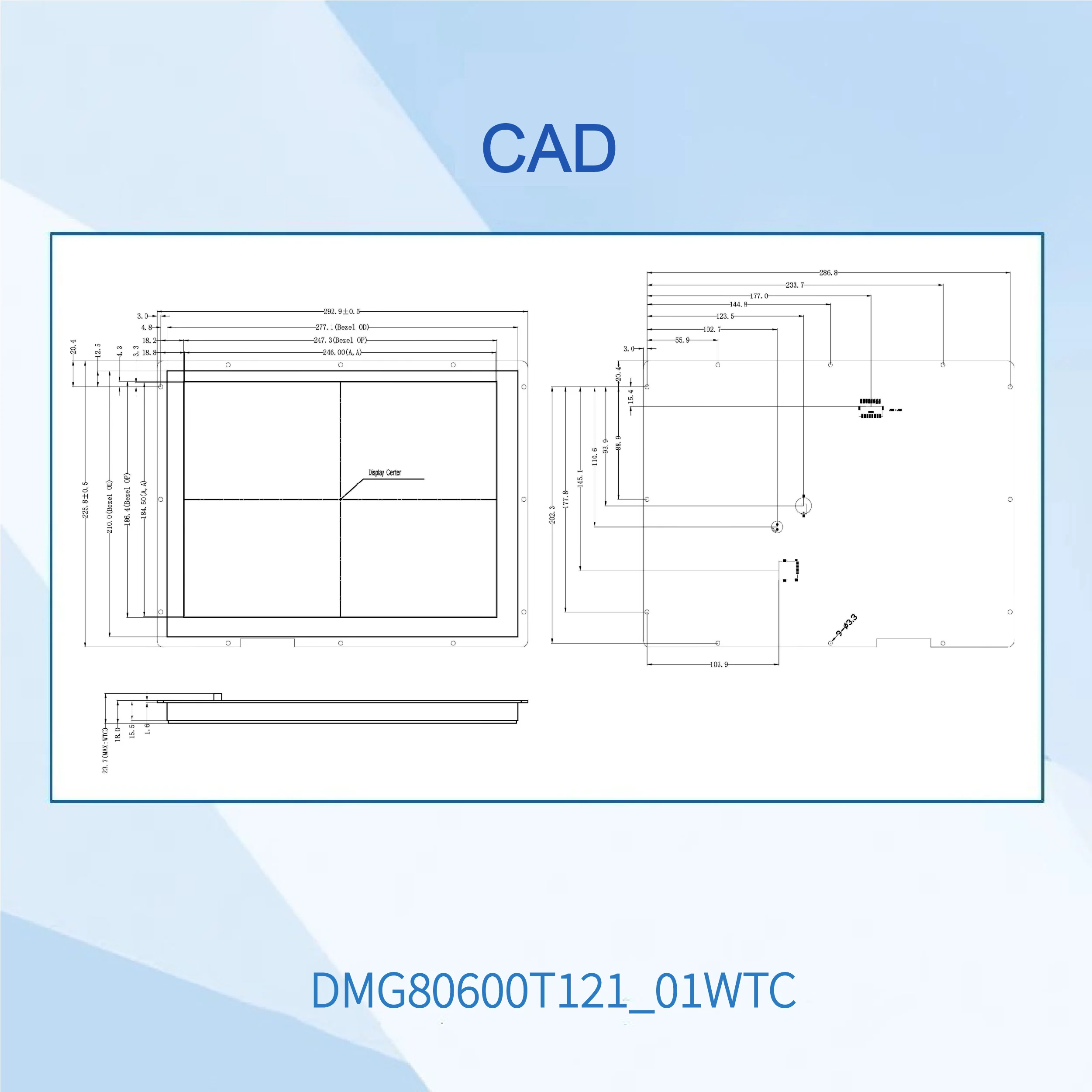 Imagem -06 - Tn-tft-lcd Tn-tft-lcd Trabalhando com Arduino Stm Esp Dmg80600t12001w Resolução de 800x600 Pixels 167 m 12.1 Polegada