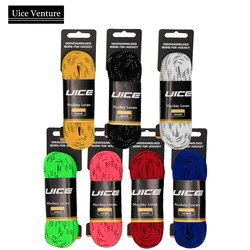 Buz Hokeyi Paten Bağcıkları 84-120in Çift Katmanlı Örgü İpuçları Mumlu Ucu Tasarım Hokey Ayakkabı Bağcıkları Buz Hokeyi Paten Hokeyi Ayakkabısı Dantel