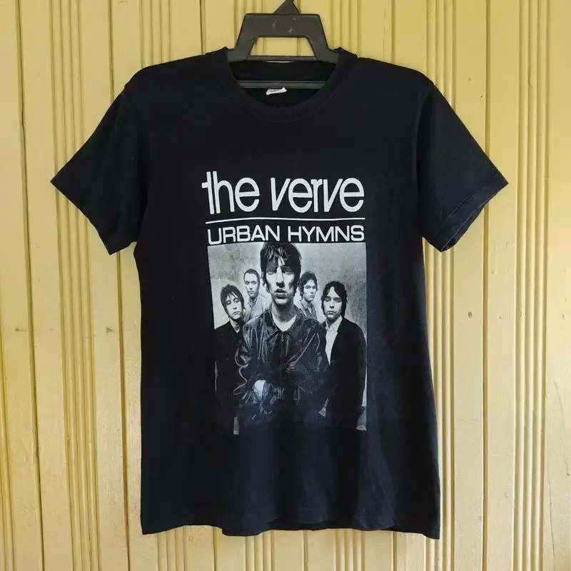 Vintage Baju Band The Verve Hymns Rock Alternative Black T-shirt