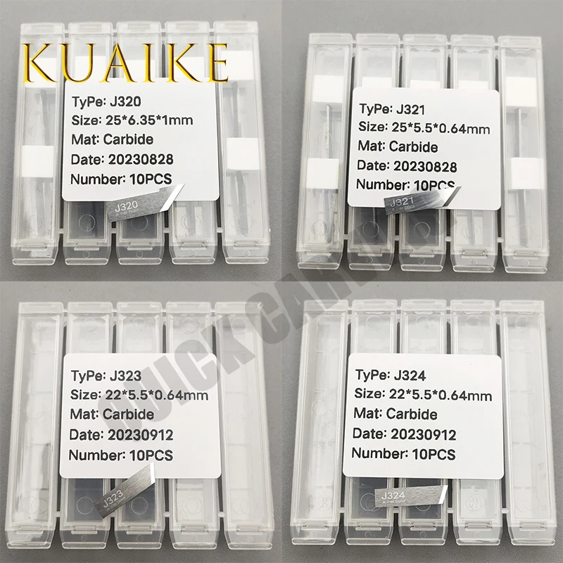 

10PCS JWEI J320 J321 J323 J324 Carbide Oscillating Blade Vibrating Knife CNC Machine Cutter JWEI Cutting Blade