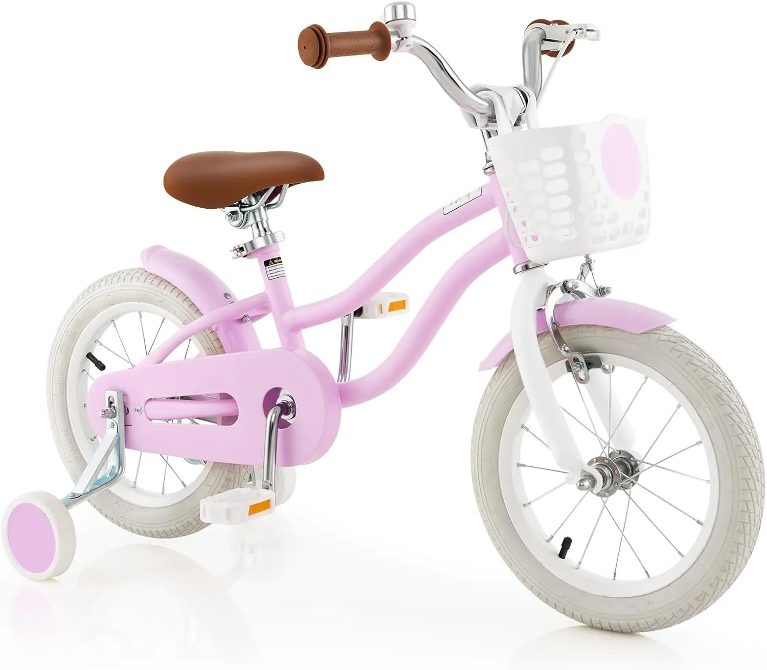 Vélo pour enfants avec roues d'entraînement, freins pour touristes, siège réglable, Ha, 14 ans, garçons et filles âgés de 3 à 8 ans