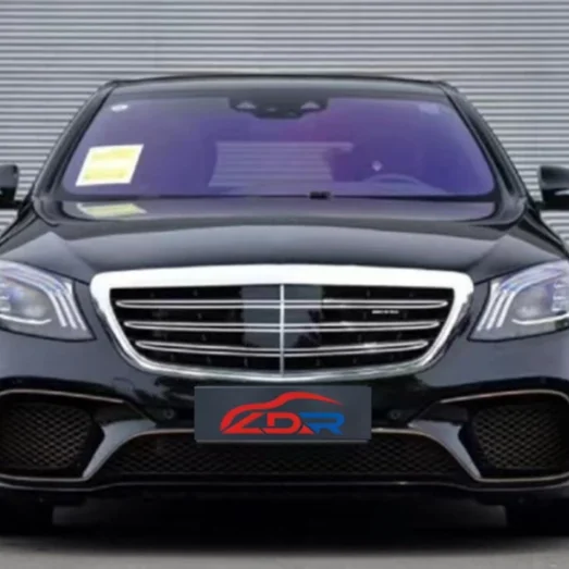 

Старый Обновленный новый комплект кузова для 2013-2021 Mercedes W222 S Class Upgrade до S63 S65 Amg автомобильный бампер задний диффузор фары задний свет