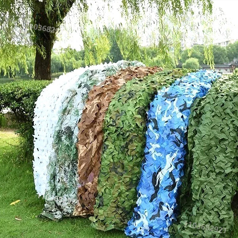 

Military camouflage net pavilion camouflage net shade net garden decoration net green jungle white desert color 2x5m/3x4m/4x5m