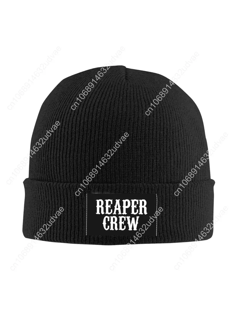 

Anarchy Sons Of Reaper Crew Layered Icons Knitted Beanie Hat Beanies Cap Gift Hip Hop Adjustable
