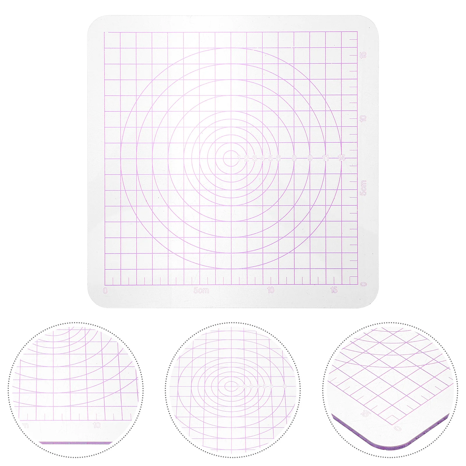 

Ergonomic Acrylic Pressing Plate Durable Transparent Board For Pottery Sculpture Rolling Diy Clay Rolling Board Lightweight