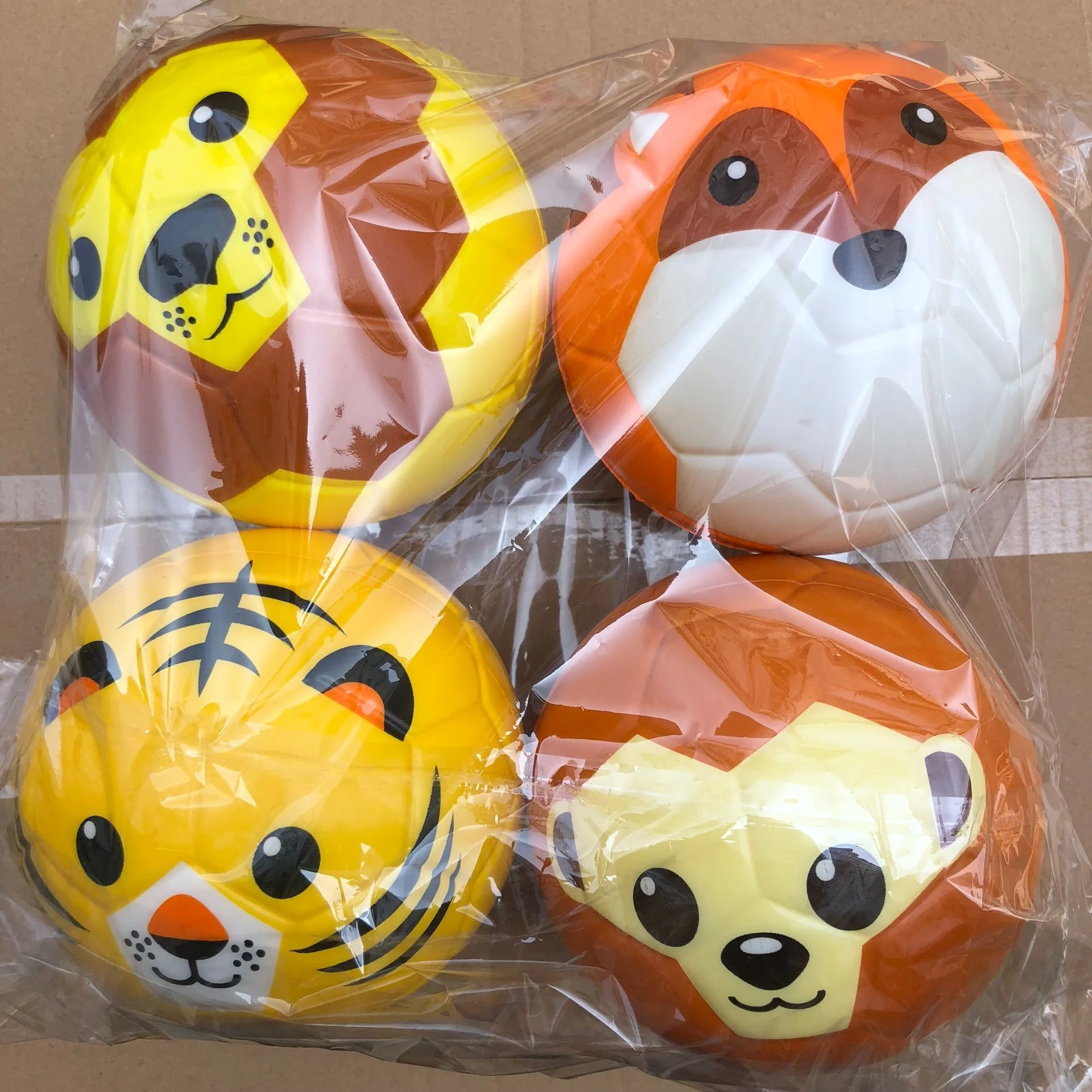 15cm Dziecięca Śliczna Mini Piłka Nożna Puzzle Zabawka Edukacyjna Przenośna Kreskówkowa Miękka Piłka Zwierzęca Do Ćwiczeń Treningu Wewnątrz i Na Zewnątrz