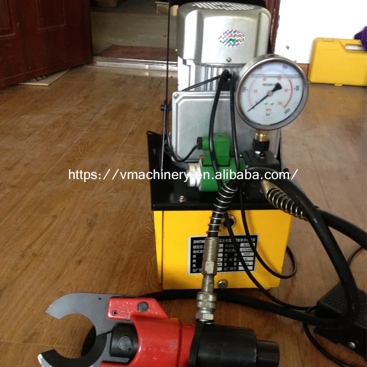 Manual Hydraulic Portable Cable Cutter Hydraulic Wire Cable Cutters