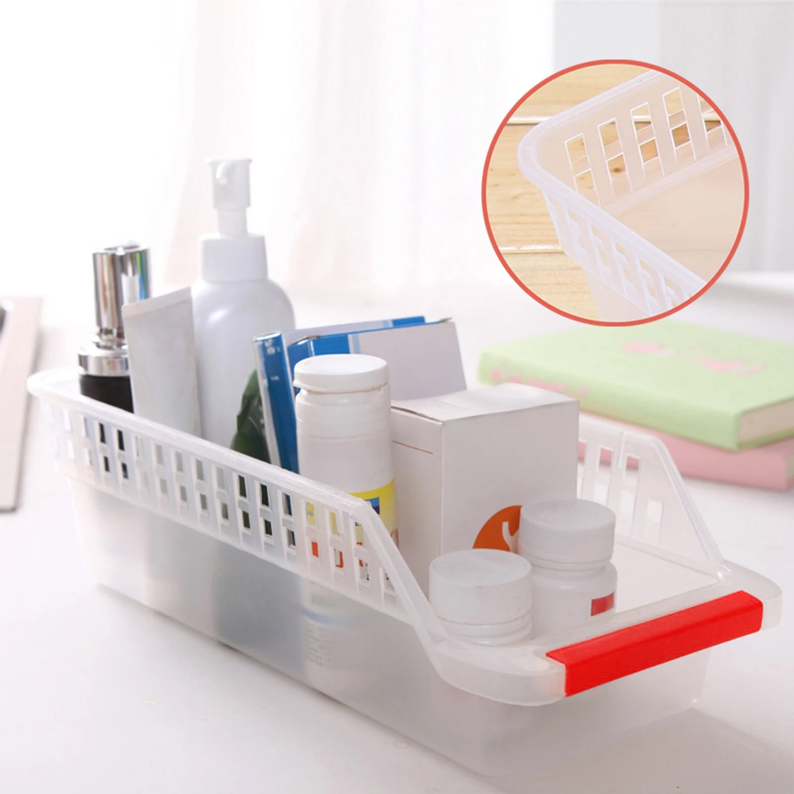 

Multipurpose Freezer Storage Bins Plastic Refrigerator Organizer Bins for Fridge Drawer Organizer Kitchen Fruit Tray Container