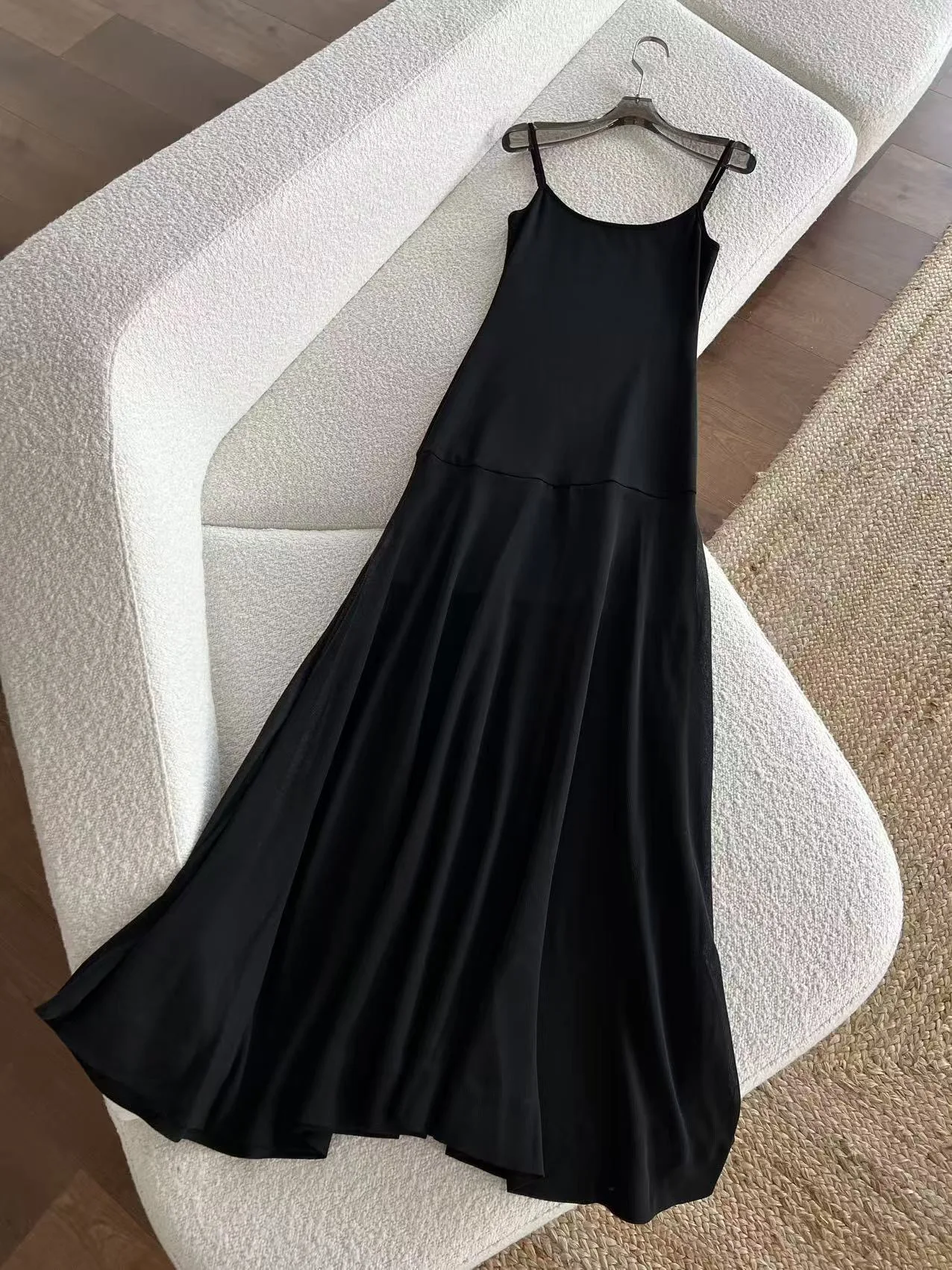 

Модная облегающая юбка-трапеция с высокой талией, летняя длинная юбка, повседневная, из эластичного трикотажа