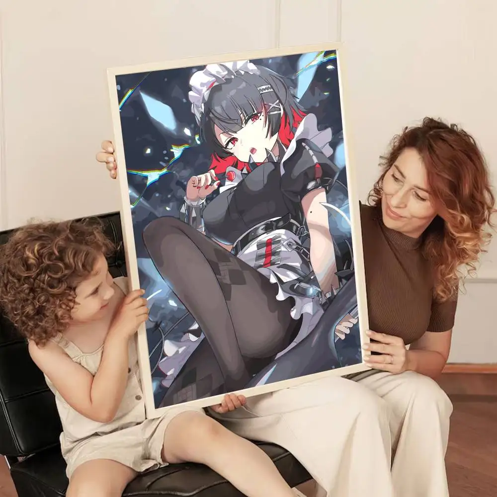 ZZZ Ellen Joe Game Zenless Zone Zero Anime Posters Sticky Whitepaper Sticker DIY Room Bar Cafe Kawaii Room Decor