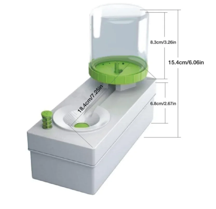 New Drinker With for Cat Dog Feeding Watering Pet Automatic Change Water Bowl Small Storage