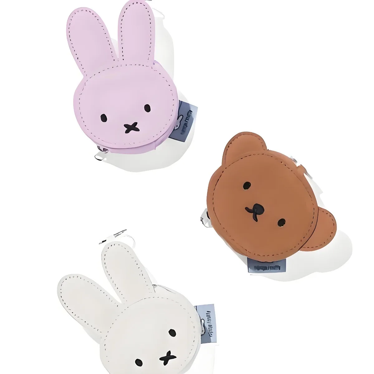 Kawaii Miiffy أرنب لطيف بوريس دمية دب المفاتيح محفظة نسائية للعملات المعدنية سماعة حقيبة الكرتون أنيمي بناتي القلب المدرسية هدية #6