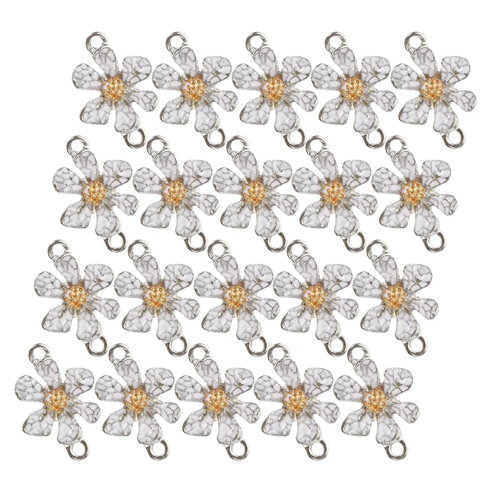 

20 Pcs Alloy Pendant Versatile Ornaments Necklace Pendants for Diy Decorations Colorful Tiny Charms Jewelry Making Earring