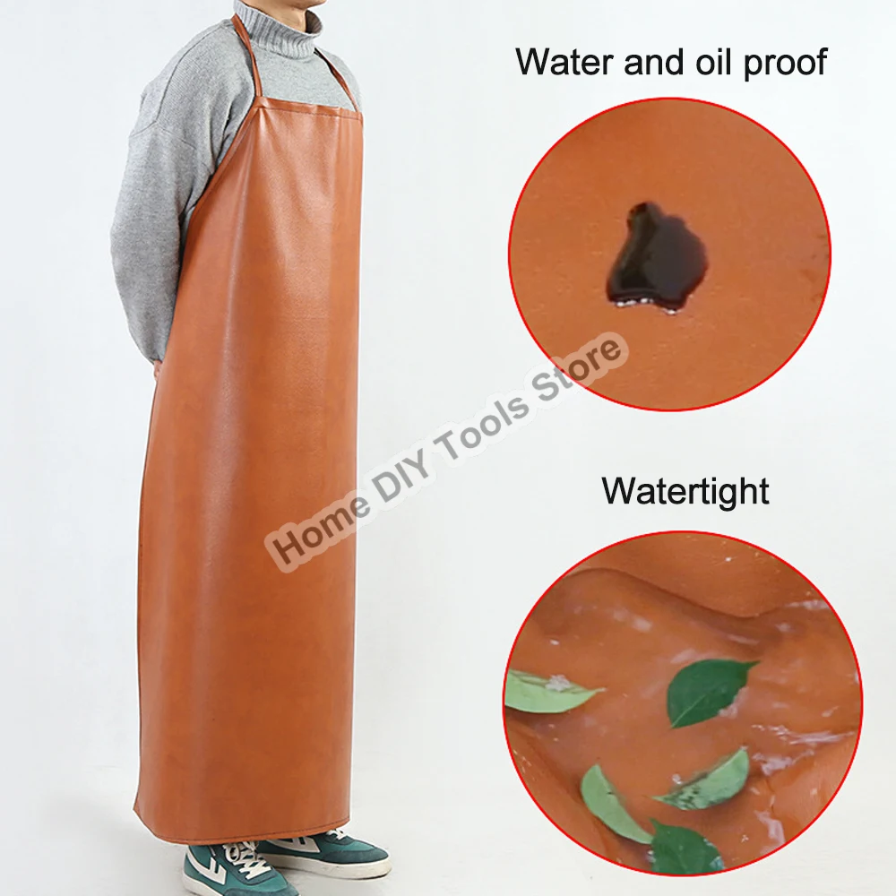 PVC Leather Welding Apron Waterproof Welder Thermal Insulation Protection Wear Electric Welding Anti Scalding Aprons