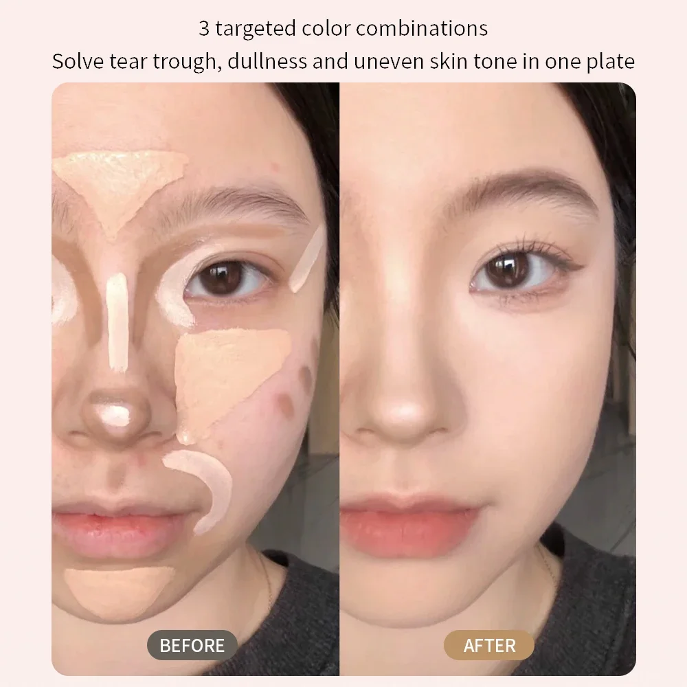 Matte vloeibare concealer Hoge dekking Waterdichte oliecontrole Hydraterende blijvende concealer Professionele gezichtsfoundation make-up