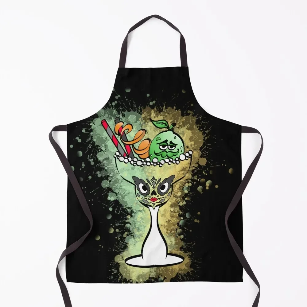 

let's get drink Apron For Man Haircut Kitchen Things For Home Women's Kitchen Apron