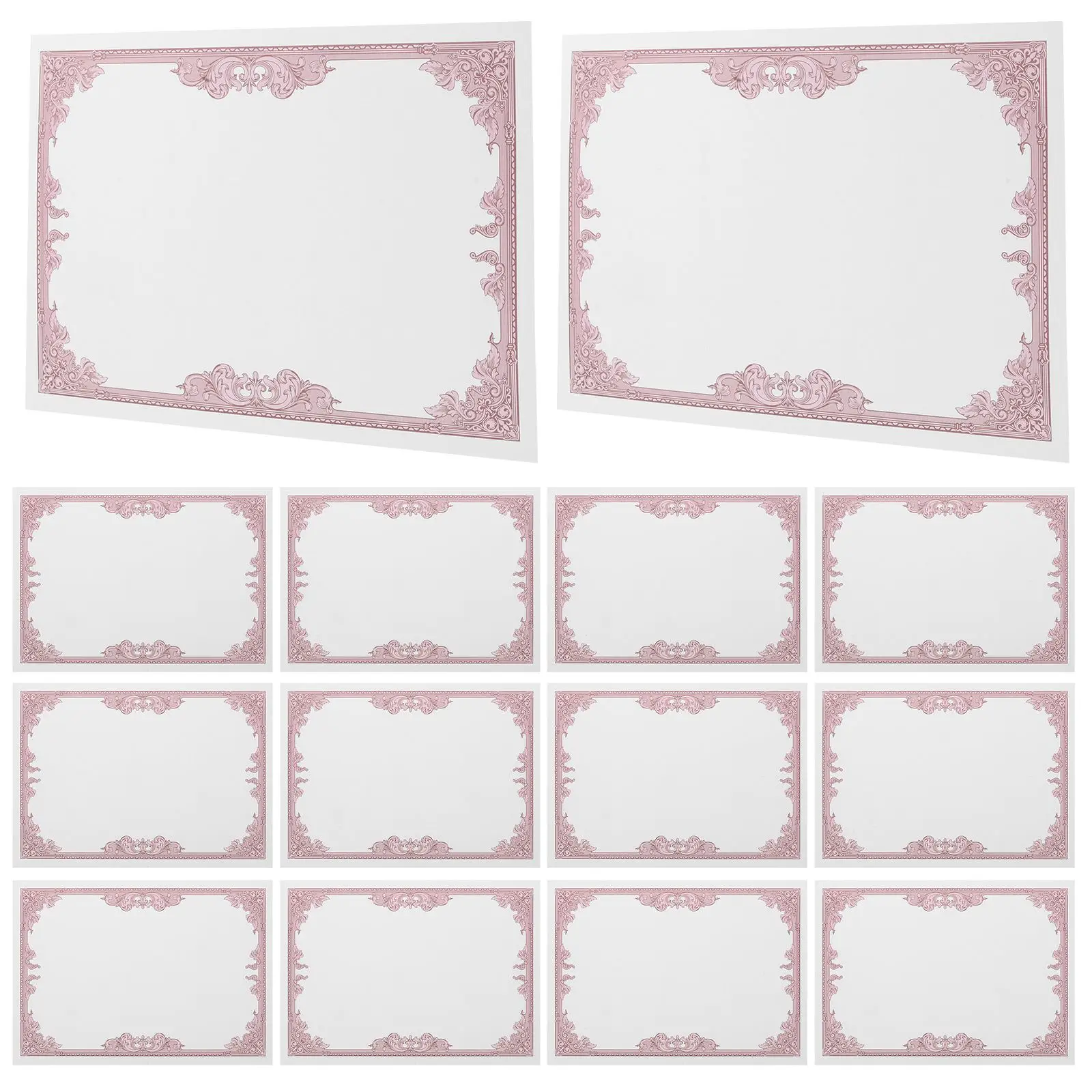 

30 Pcs Certificate Paper for Printing Diploma Award Graduation Business Students Writable Printable Blank Inner Page Premium