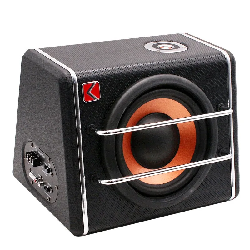 Trapezoidal active super heavy car audio modification with trunk speakers 8 inch car subwoofer - Image 5
