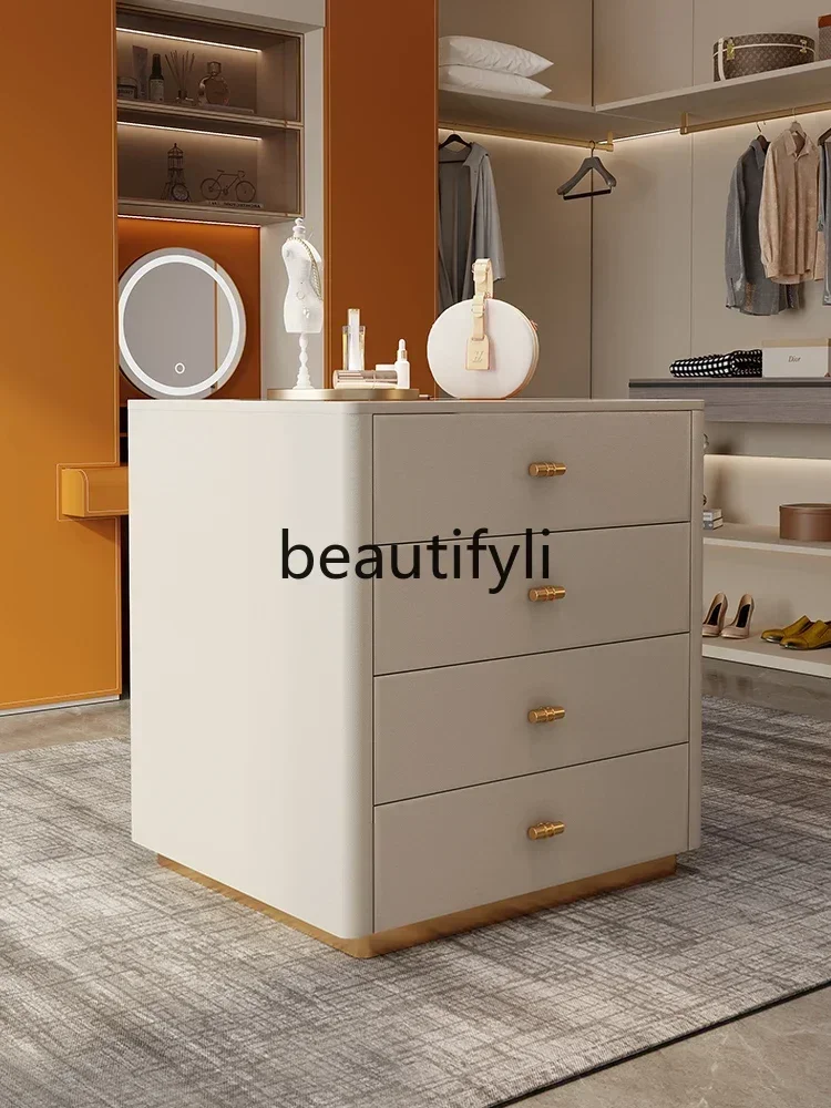 

S1S Modern high-end designer custom-made mid-island cabinet multi-functional jewelry storage display cabinet