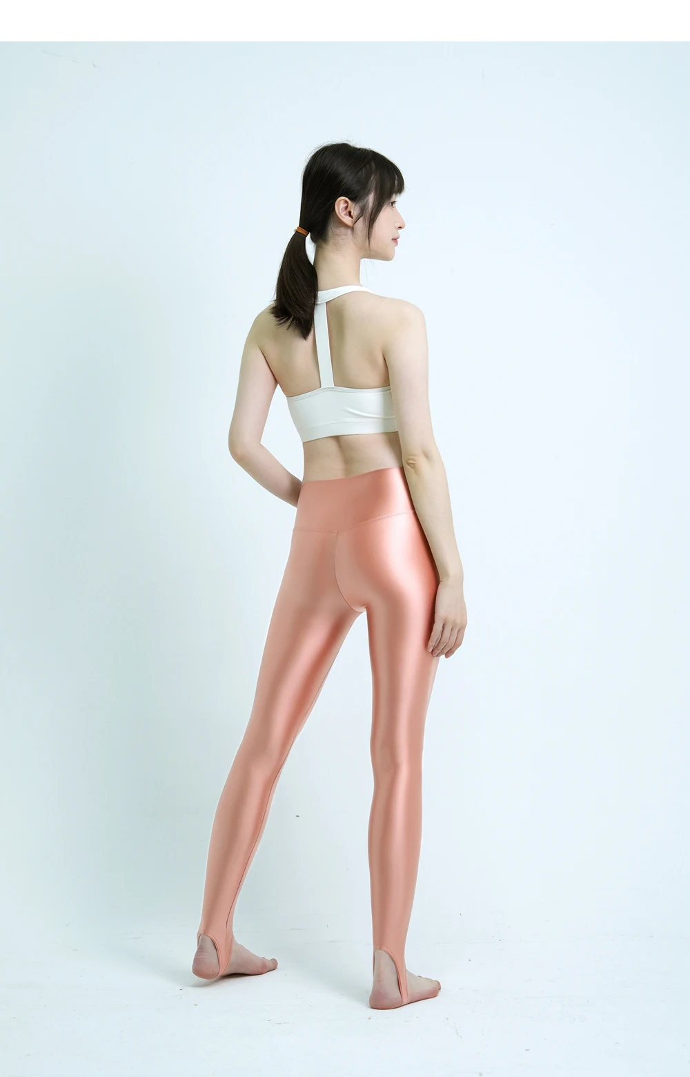 XCKNY  Satin Glossy pants High Waist Sport Women Fitness Shiny Yoga Pants Tights Leggings High Elastic glossy leggings