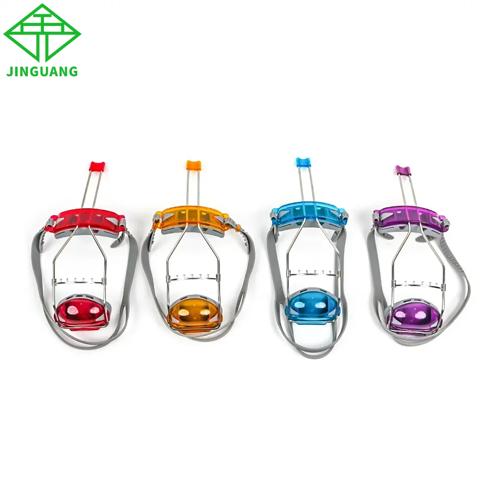 

1PC Dental Double Lever Headgear Orthodontic Bi-crib Adjustable Headcap Double Bars Facemask