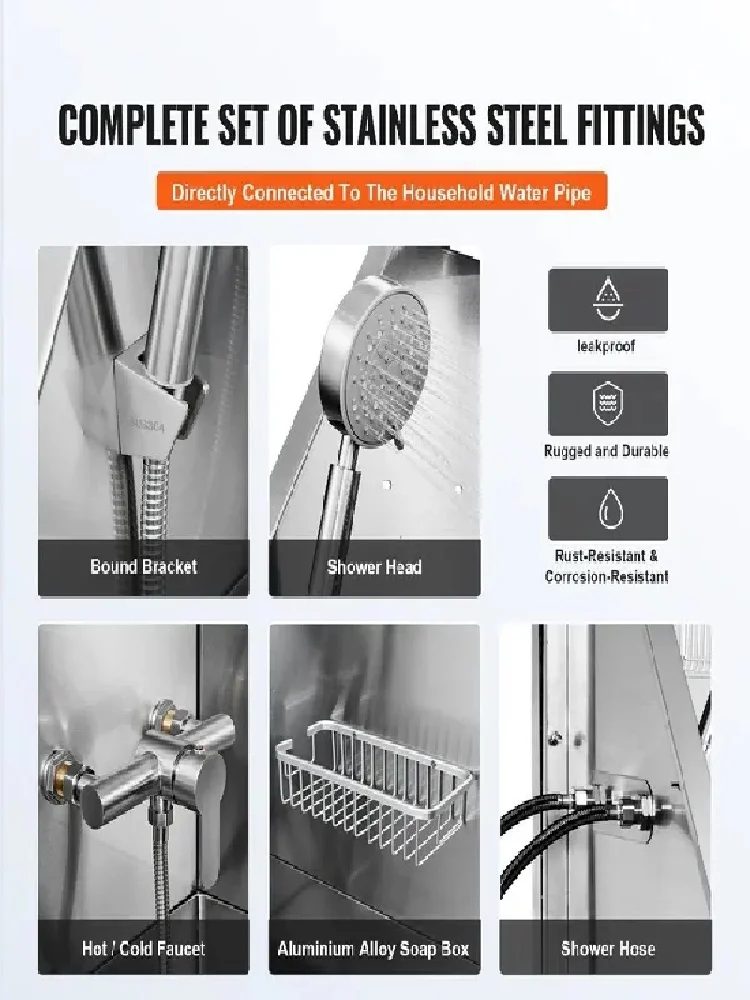 VEVOR 34" Pet Dog Bathing Station w/Ramp, Professional Stainless Steel Dog Grooming Tub w/ Storage Drawer, Faucet,Rich Accessory